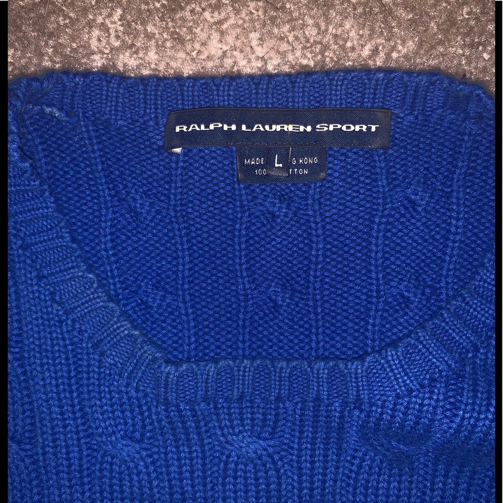 Ralph Lauren Sport cobalt blue sweater 💙💙💙💙💙